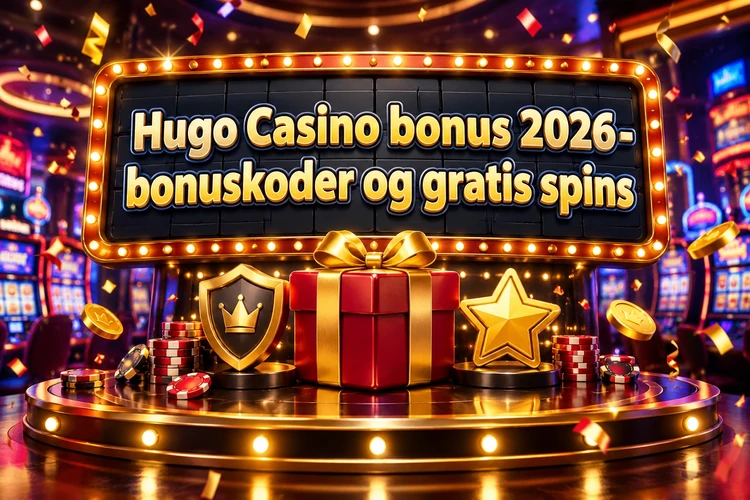 Hugo Casino bonus 2026 - bonuskoder og gratis spins